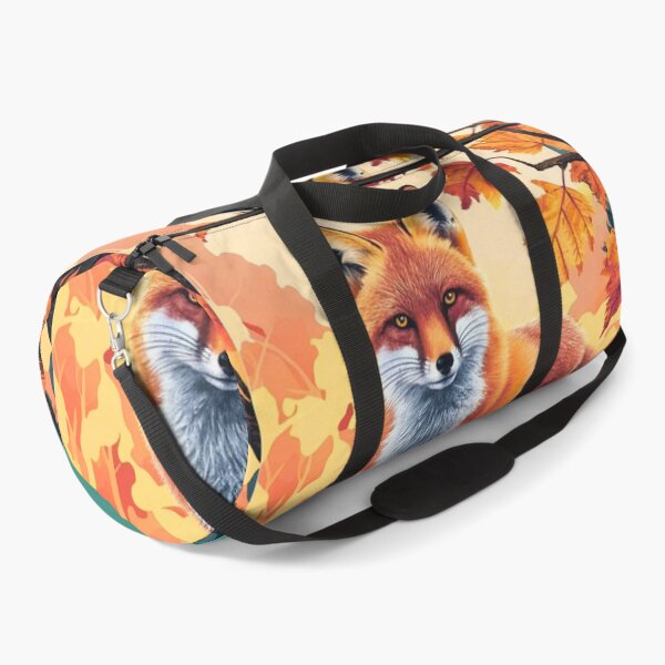 Item preview, Fox Portrait. Fall season, fall fox, vintage fox, fox painting, Paul Gauguin style designed and sold by FoxVibes.
