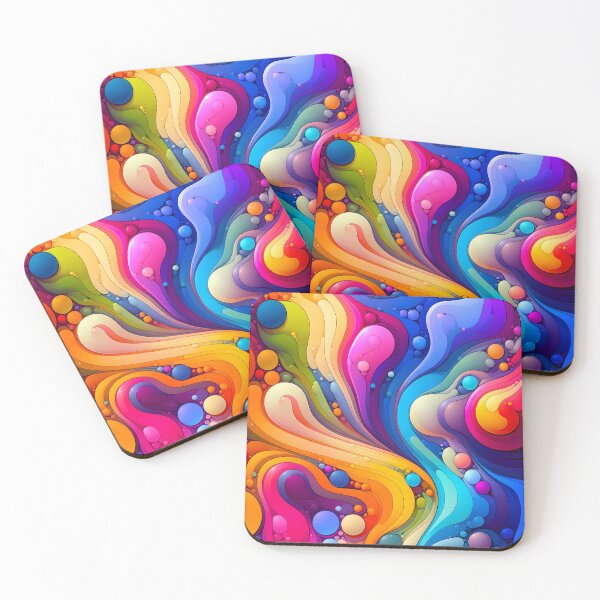 Item preview, Abstract Groovy Colorful designed and sold by whitepaperbag.