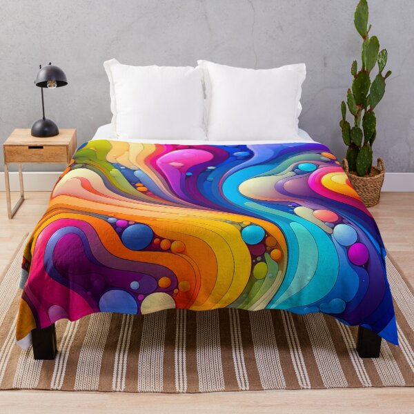 Item preview, Abstract Groovy Colorful designed and sold by whitepaperbag.