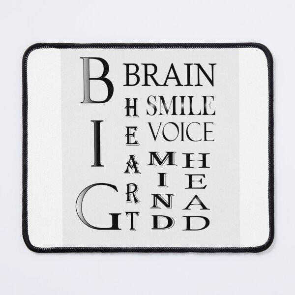 Item preview, BIG BRAIN HEART SMILE VOICE designed and sold by paintingshouse0.