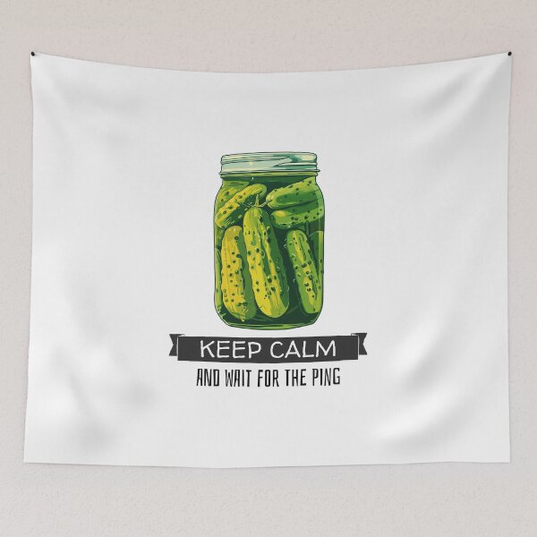 Item preview, Keep calm and wait for the ping designed and sold by InkBarn.