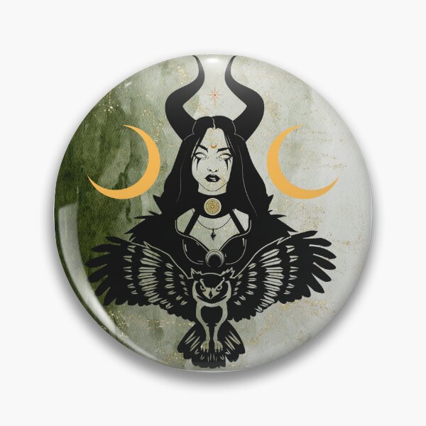 Item preview, Witchy Owl Crescent Moon Samhain Priestess  designed and sold by WildWoodlandWitch.
