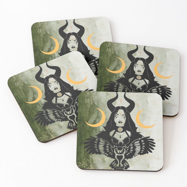 Item preview, Witchy Owl Crescent Moon Samhain Priestess  designed and sold by WildWoodlandWitch.