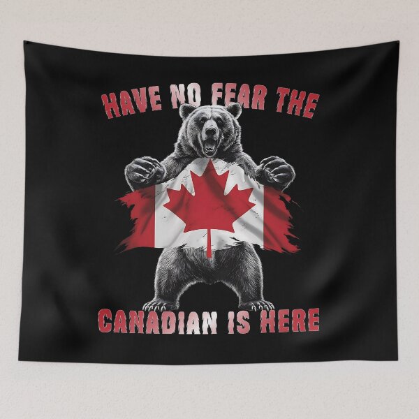 Item preview,  Have No Fear The Canadian Is Here Maple Leaf Patriotic Grizzly Bear Sunglasses Canada Flag  designed and sold by Smix Pixels.