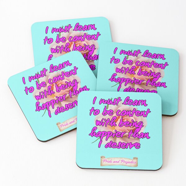Item preview, Pride and Prejudice Quotes designed and sold by MountainAndSea.