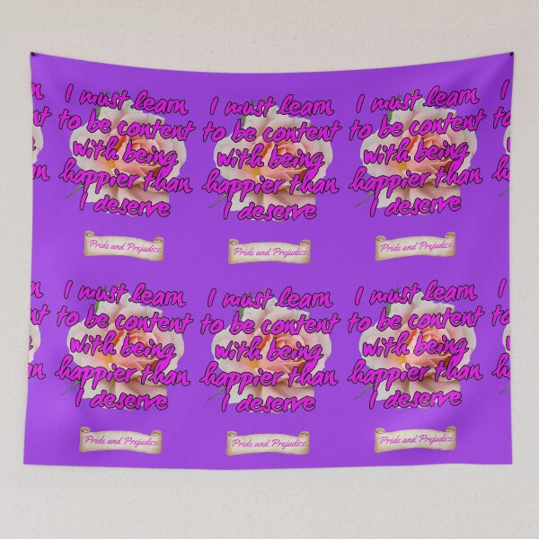 Item preview, Pride and Prejudice Quotes designed and sold by MountainAndSea.