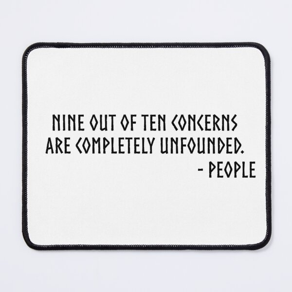 Item preview, Concerns (black) designed and sold by HallFlabben.