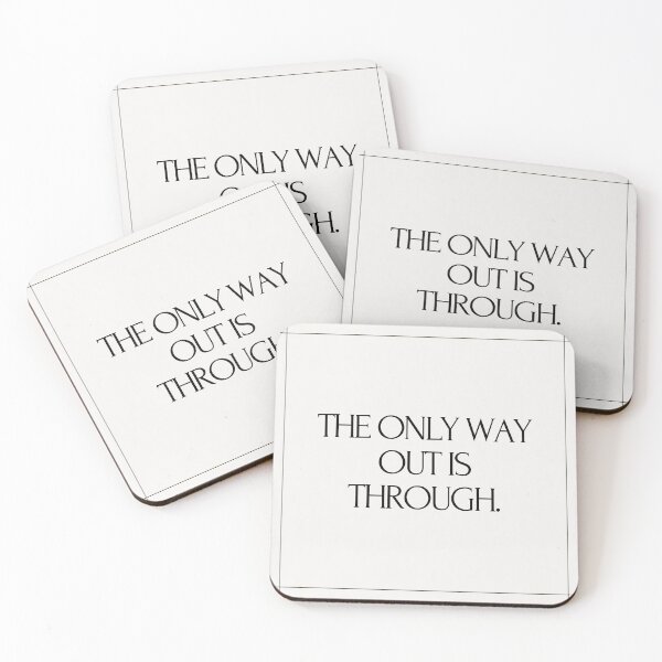 Item preview, the only way out is through  designed and sold by Burkae.