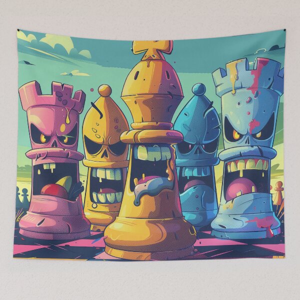 Item preview, Cartoon Chess Battle designed and sold by palmyst.