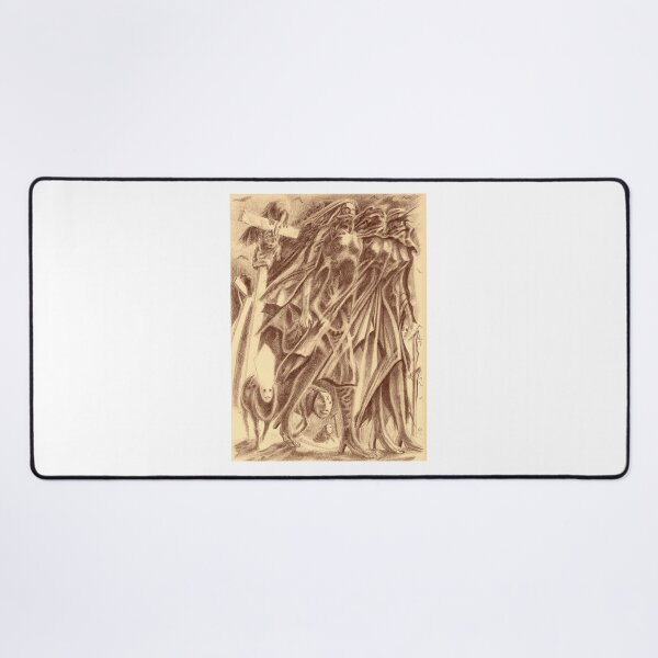 Item preview, Gothic ghost pencil art designed and sold by Paintbase.