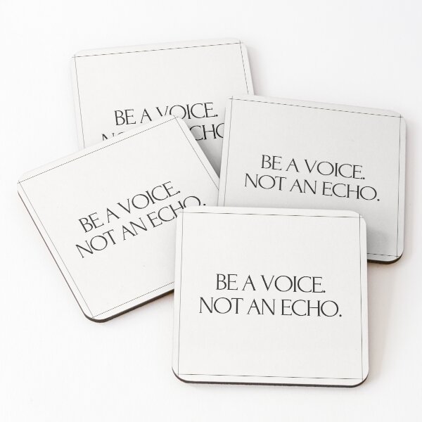 Item preview, Be a voice, not an echo designed and sold by Burkae.