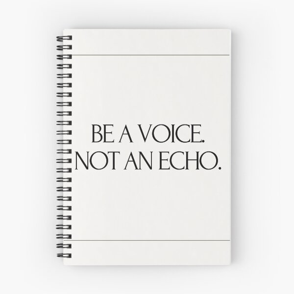 Item preview, Be a voice, not an echo designed and sold by Burkae.