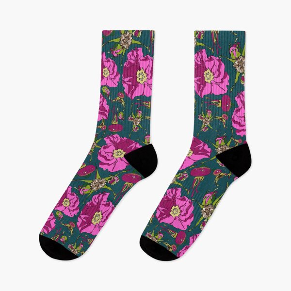 Item preview, Rugosa rose on green designed and sold by Greta Vit.