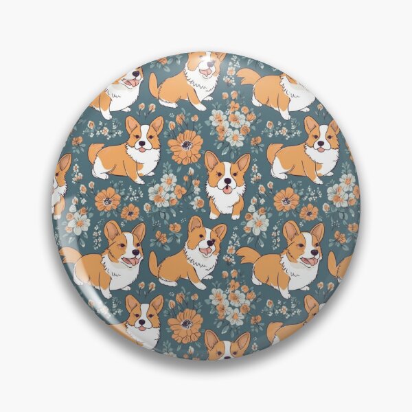 Item preview, Floral Corgi  designed and sold by RasytaStore.