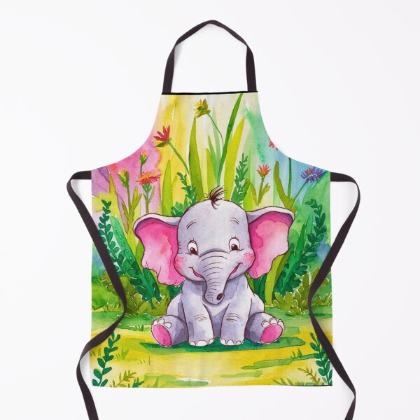 Item preview, Cute Elephant. Little elephant, colorful elephant, elephant drawing designed and sold by ElephantVibes.