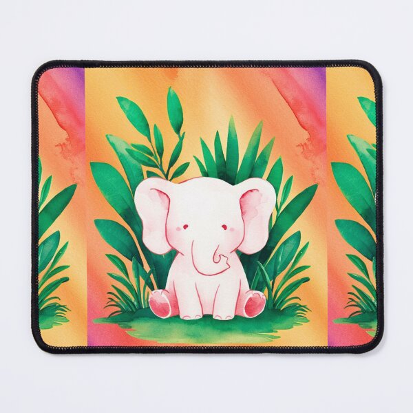 Item preview, Cute Elephant. Little elephant, colorful elephant, elephant drawing designed and sold by ElephantVibes.