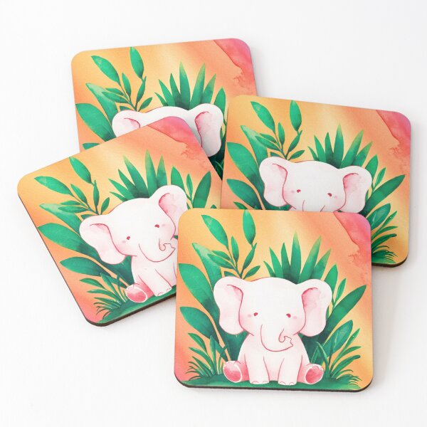 Item preview, Cute Elephant. Little elephant, colorful elephant, elephant drawing designed and sold by ElephantVibes.