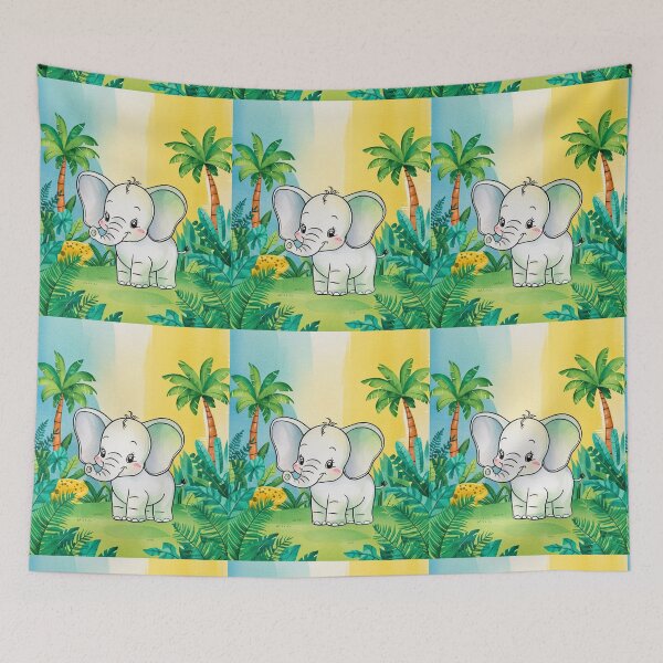 Item preview, Cute Elephant. Little elephant, colorful elephant, elephant drawing designed and sold by ElephantVibes.