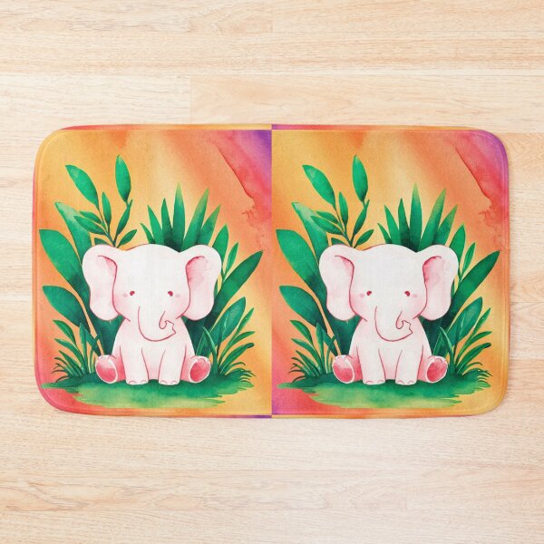 Item preview, Cute Elephant. Little elephant, colorful elephant, elephant drawing designed and sold by ElephantVibes.