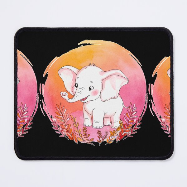 Item preview, Cute Elephant. Little elephant, colorful elephant, elephant drawing designed and sold by ElephantVibes.