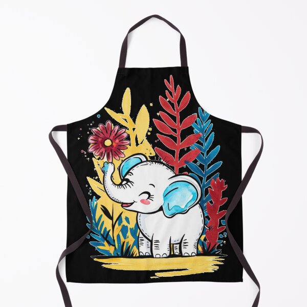 Item preview, Cute Elephant. Little elephant, colorful elephant, elephant drawing designed and sold by ElephantVibes.