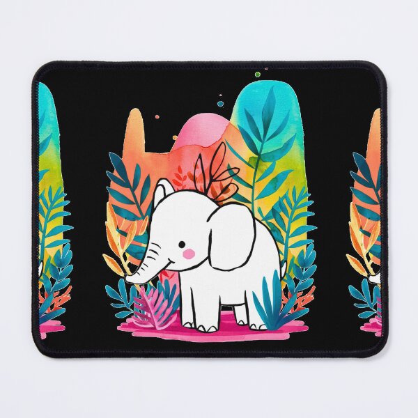 Item preview, Cute Elephant. Little elephant, colorful elephant, elephant drawing designed and sold by ElephantVibes.
