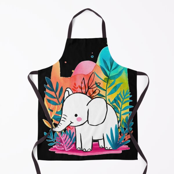Item preview, Cute Elephant. Little elephant, colorful elephant, elephant drawing designed and sold by ElephantVibes.
