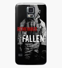 Funda/vinilo para Samsung Galaxy Recuerda los Caídos (RED)