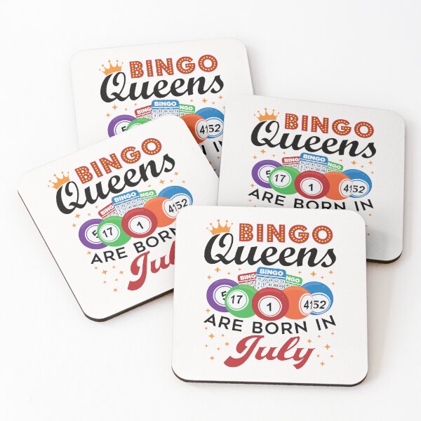 Item preview, Bingo Queens Are Born in July Birthday Women designed and sold by jaygo.