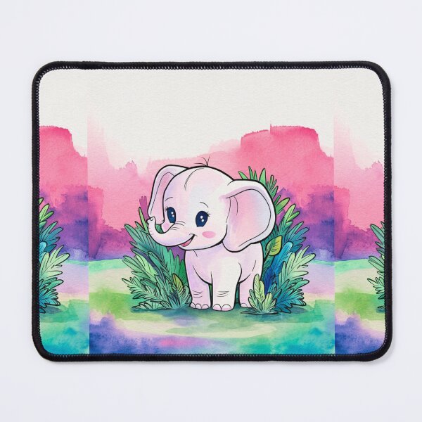Item preview, Cute Elephant. Little elephant, colorful elephant, elephant drawing designed and sold by ElephantVibes.