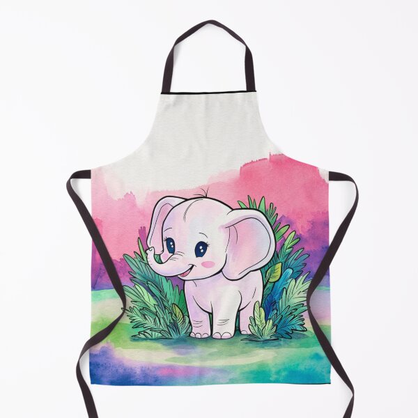 Item preview, Cute Elephant. Little elephant, colorful elephant, elephant drawing designed and sold by ElephantVibes.
