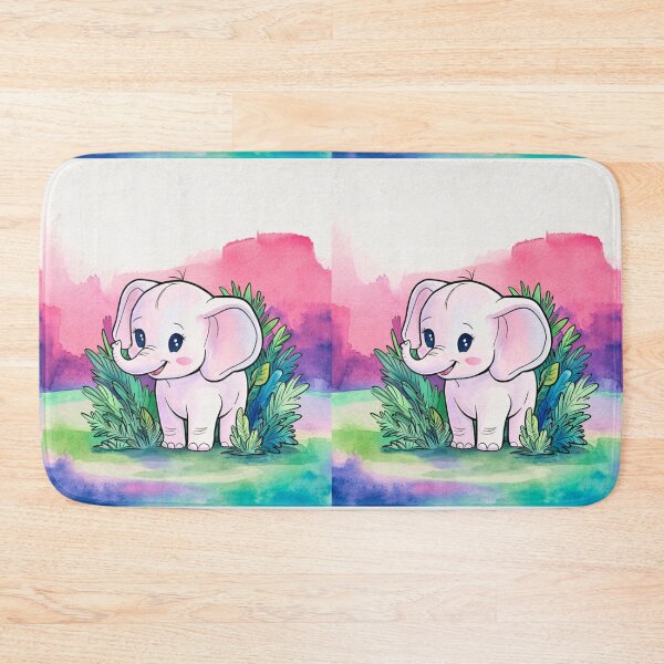 Item preview, Cute Elephant. Little elephant, colorful elephant, elephant drawing designed and sold by ElephantVibes.