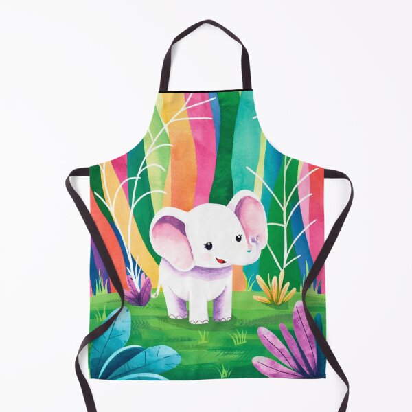Item preview, Cute Elephant. Little elephant, colorful elephant, elephant drawing designed and sold by ElephantVibes.