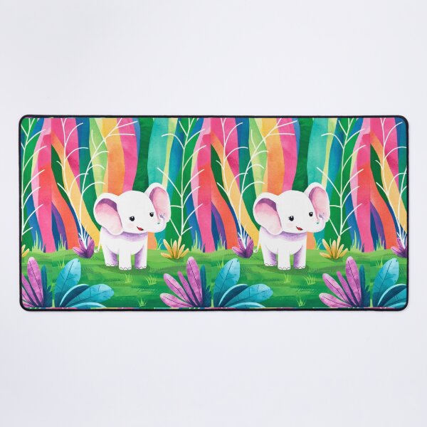 Item preview, Cute Elephant. Little elephant, colorful elephant, elephant drawing designed and sold by ElephantVibes.