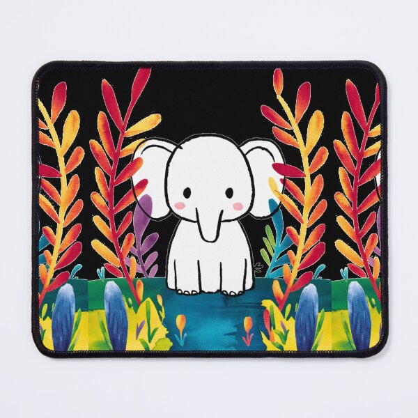 Item preview, Cute Elephant. Little elephant, colorful elephant, elephant drawing designed and sold by ElephantVibes.