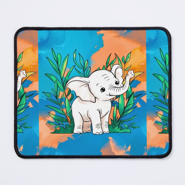 Item preview, Cute Elephant. Little elephant, colorful elephant, elephant drawing designed and sold by ElephantVibes.