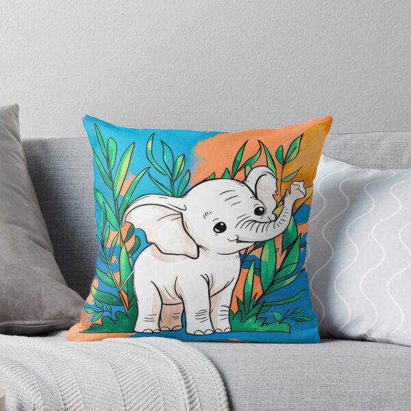 Item preview, Cute Elephant. Little elephant, colorful elephant, elephant drawing designed and sold by ElephantVibes.