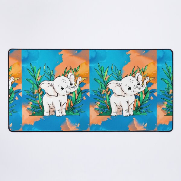 Item preview, Cute Elephant. Little elephant, colorful elephant, elephant drawing designed and sold by ElephantVibes.