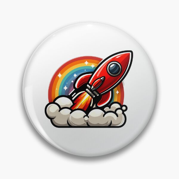 Item preview, Blast off to dreams with our red rocket. designed and sold by Andy-Many-Ideas.
