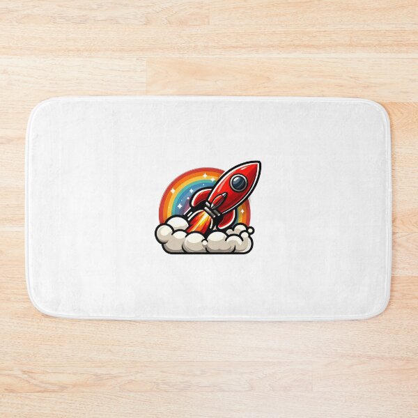 Item preview, Blast off to dreams with our red rocket. designed and sold by Andy-Many-Ideas.