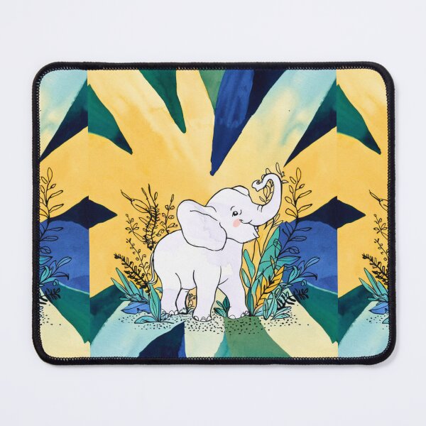 Item preview, Cute Elephant. Little elephant, colorful elephant, elephant drawing designed and sold by ElephantVibes.