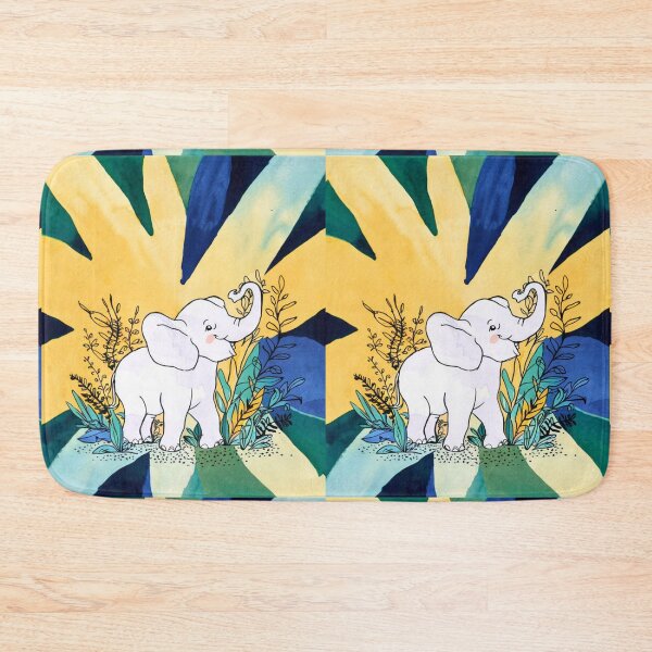 Item preview, Cute Elephant. Little elephant, colorful elephant, elephant drawing designed and sold by ElephantVibes.