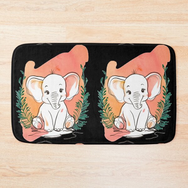 Item preview, Cute Elephant. Little elephant, colorful elephant, elephant drawing designed and sold by ElephantVibes.