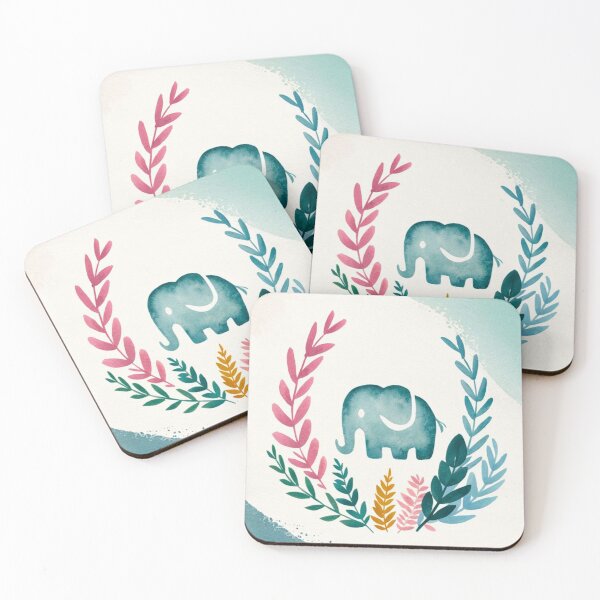 Item preview, Cute Elephant. Little elephant, colorful elephant, elephant drawing designed and sold by ElephantVibes.