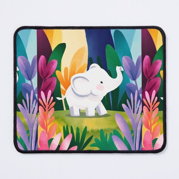 Item preview, Cute Elephant. Little elephant, colorful elephant, elephant drawing designed and sold by ElephantVibes.