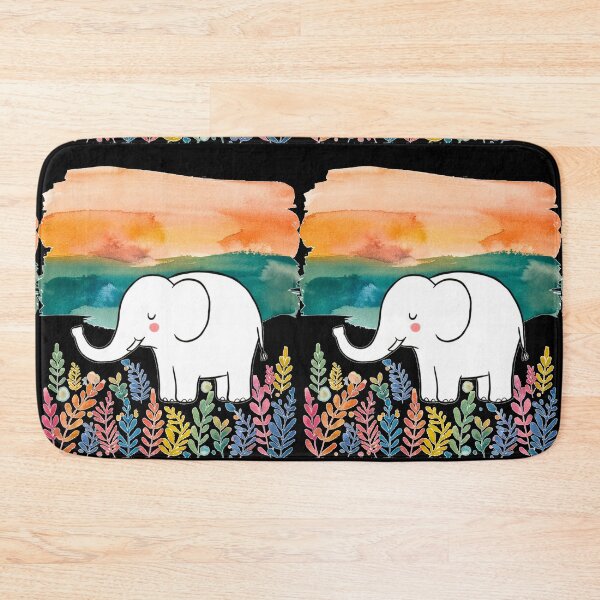 Item preview, Cute Elephant. Little elephant, colorful elephant, elephant drawing designed and sold by ElephantVibes.