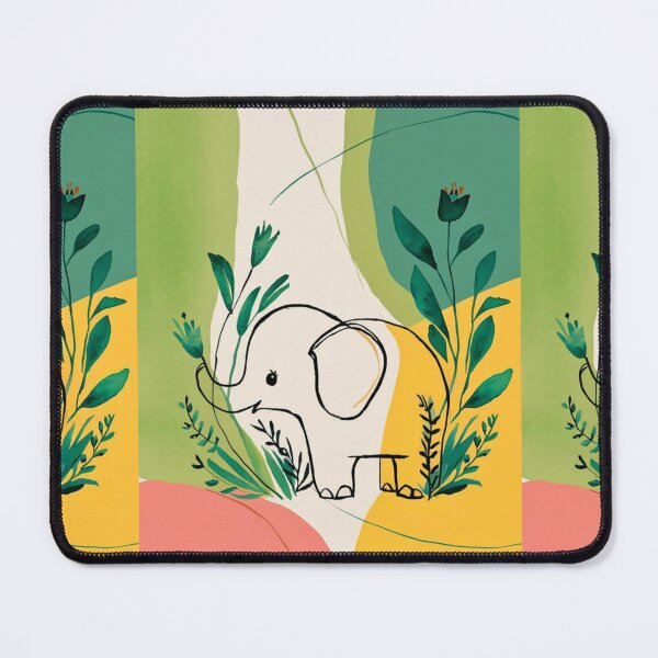 Item preview, Cute Elephant. Little elephant, colorful elephant, elephant drawing designed and sold by ElephantVibes.