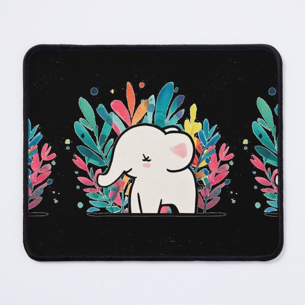 Item preview, Cute Elephant. Little elephant, colorful elephant, elephant drawing designed and sold by ElephantVibes.