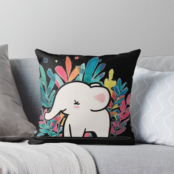Item preview, Cute Elephant. Little elephant, colorful elephant, elephant drawing designed and sold by ElephantVibes.