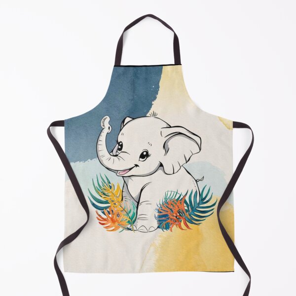 Item preview, Cute Elephant. Little elephant, colorful elephant, elephant drawing designed and sold by ElephantVibes.